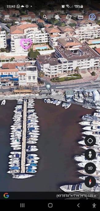 Standing Vue Mer Entre Cannes Et Antibes Ґольф-Жуан Екстер'єр фото